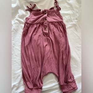6-12 Kate Quinn Smock Tied Jumpsuit in English Rose